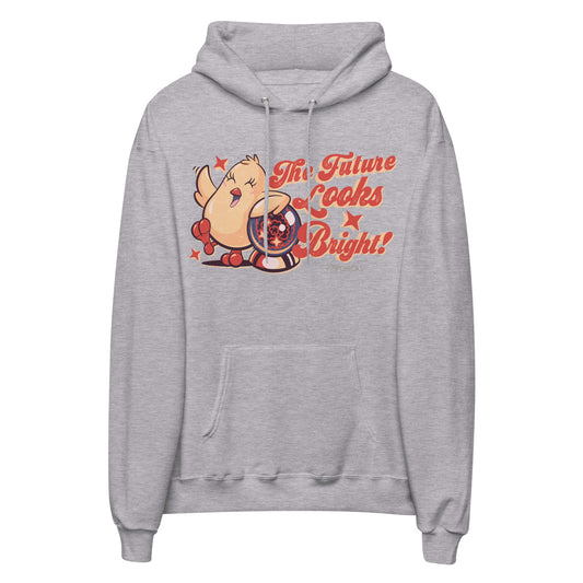 The Future Looks Bright Grey Hoodie